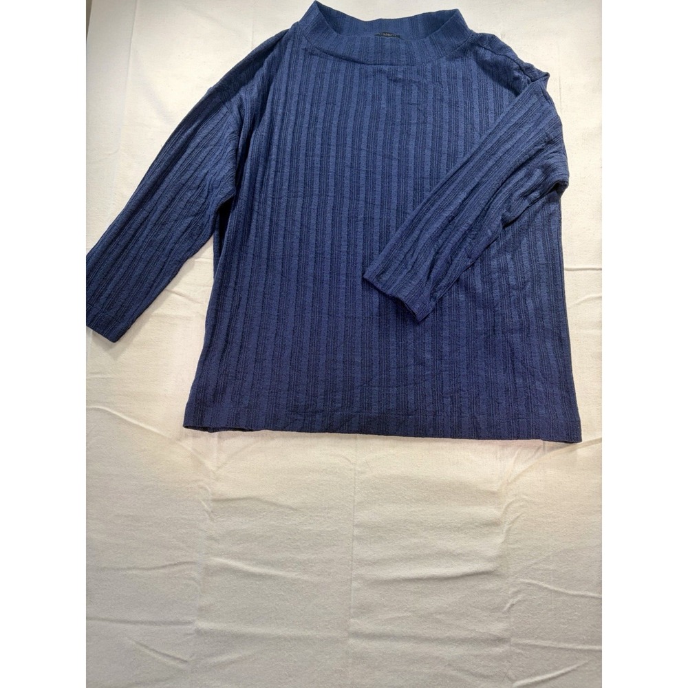 Ann Taylor Women's Long Sleeve Sweater Navy Blue Size M With Tag